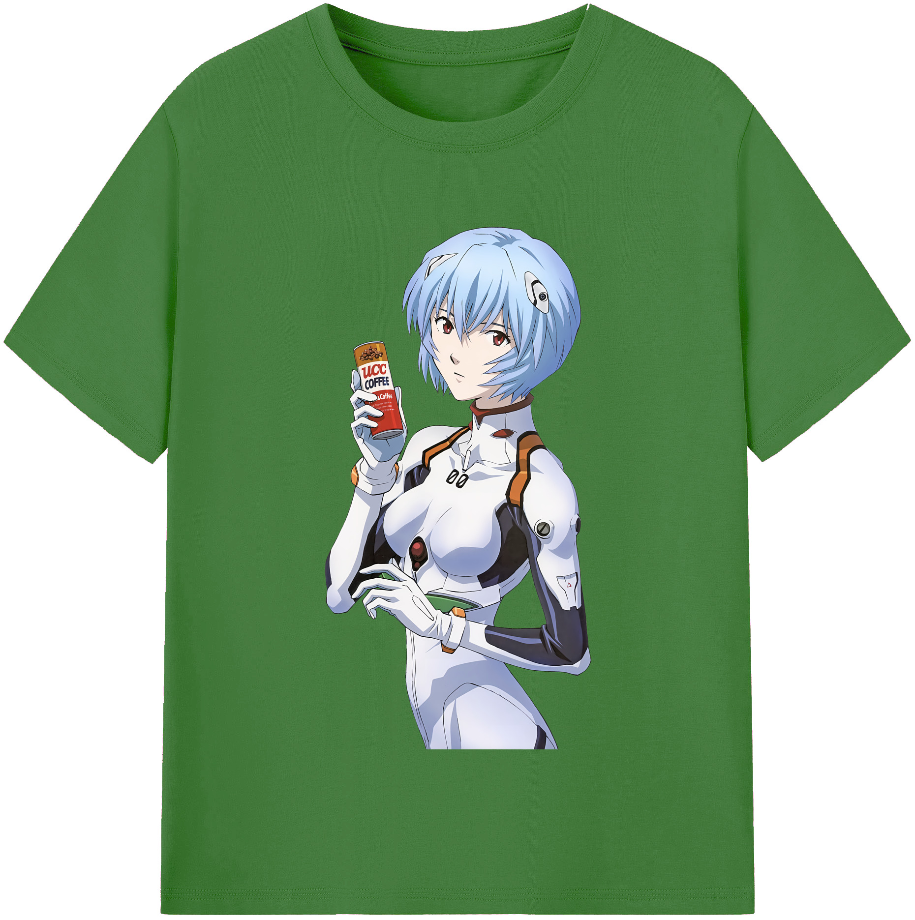 （画像用） EVA 新世紀エヴァンゲリオン レディースカジュアルプリントTシャツ（綿100％）